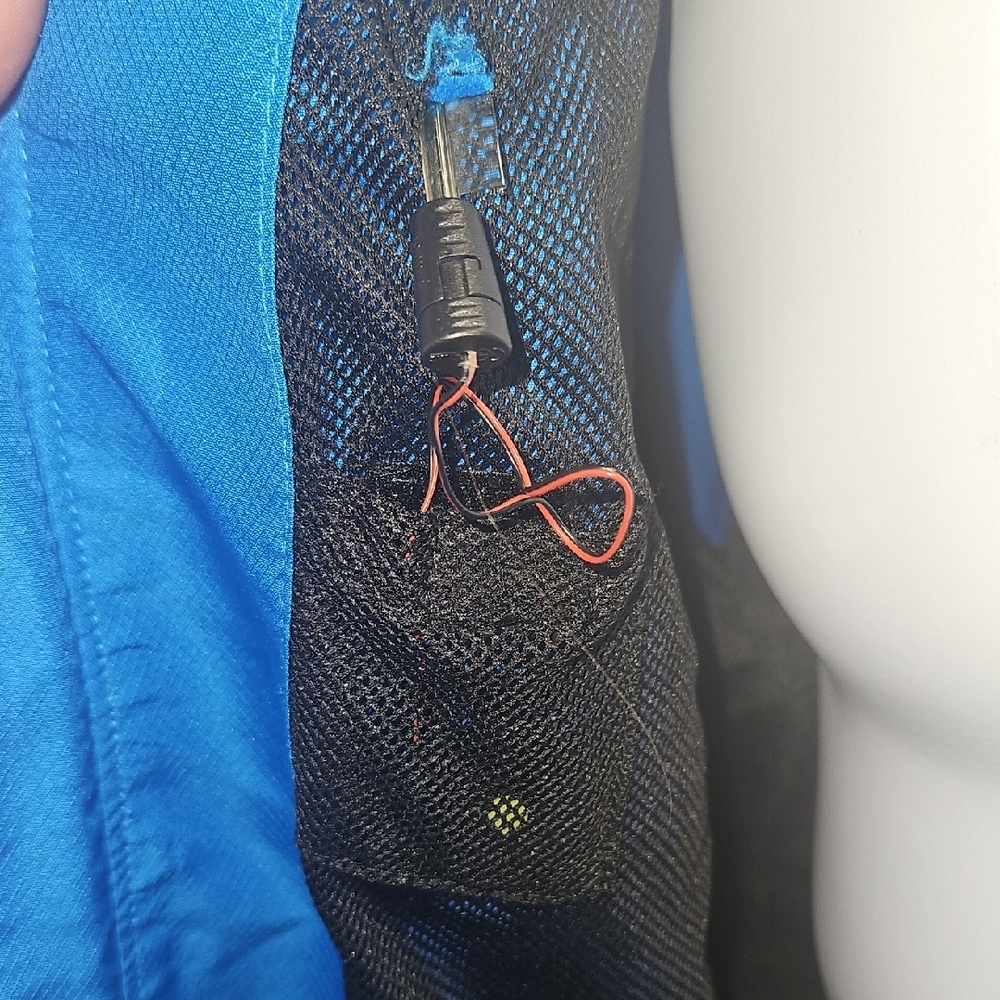 Men's Blue Performance Jacket - Picture 4 of 12